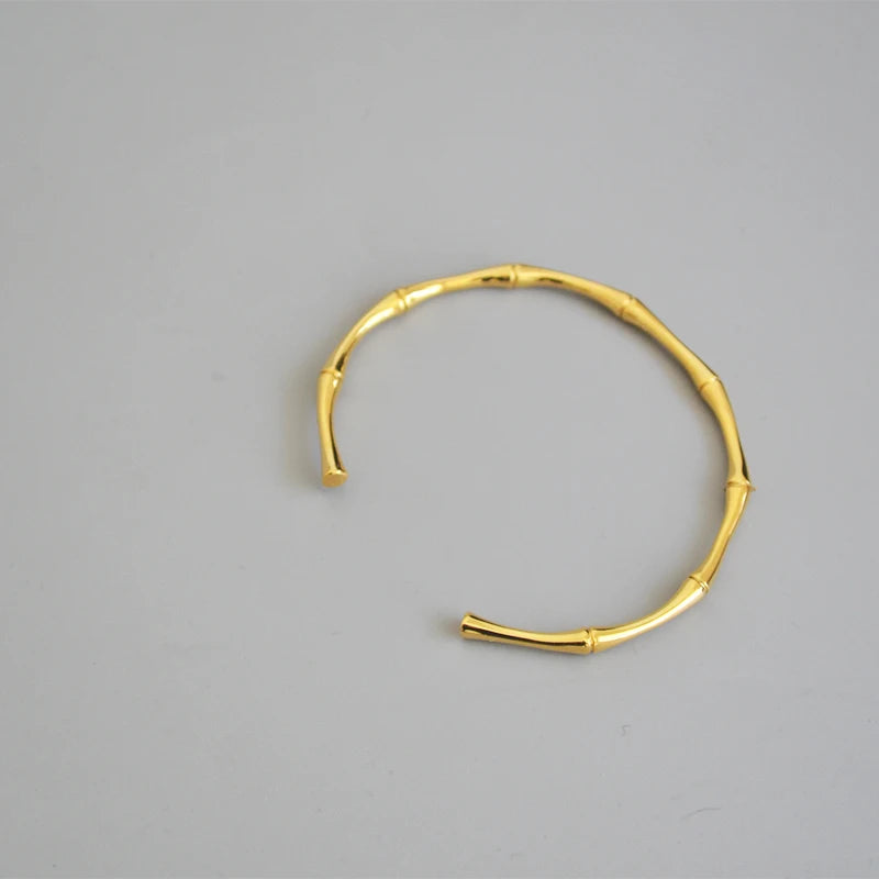 Gold Bamboo Bracelet