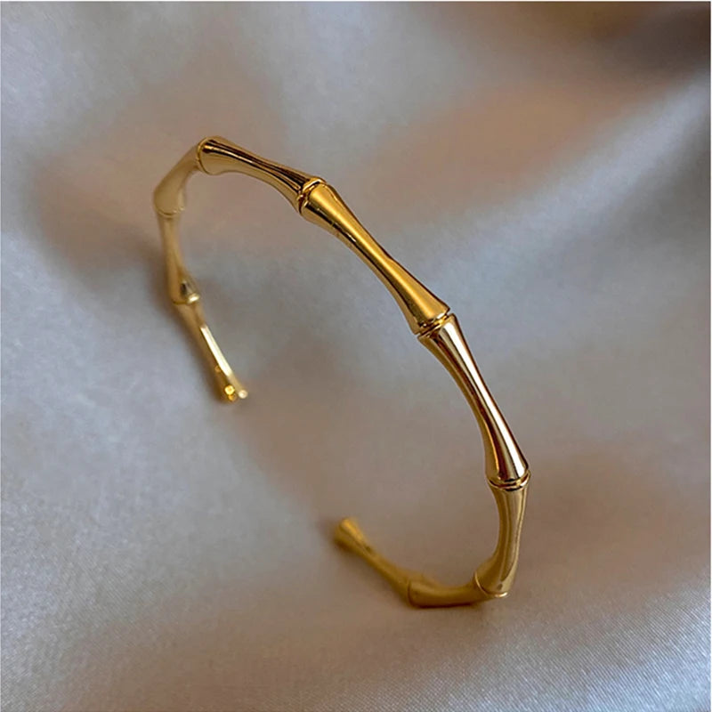 Gold Bamboo Bracelet