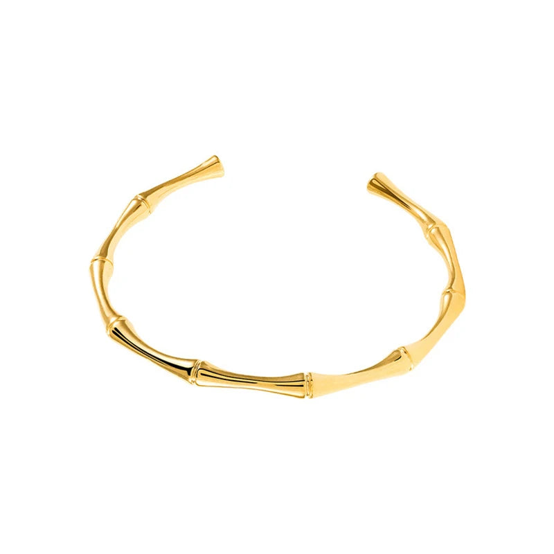 Gold Bamboo Bracelet