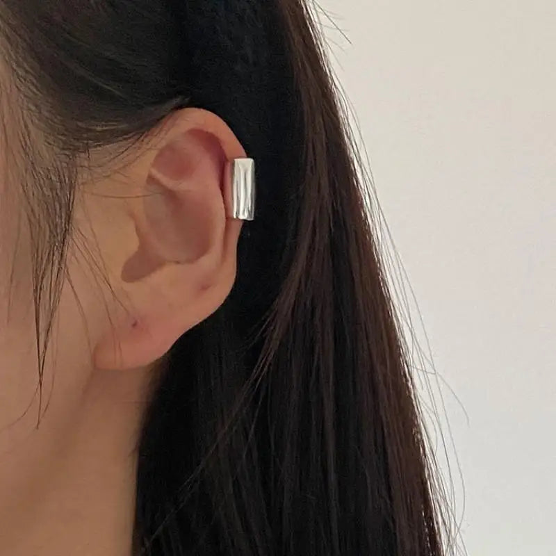  Long Tube Ear Cuff  Ear Cuff Jewelry  Non Pierced Earrings  Adjustable Ear Cuff  Metal Ear Cuff  Trendy Jewelry  Modern Accessories  Fashionable Ear Cuff  Minimalist Design  Stylish Ear Accessory  Contemporary Jewelry  Versatile Ear Cuff