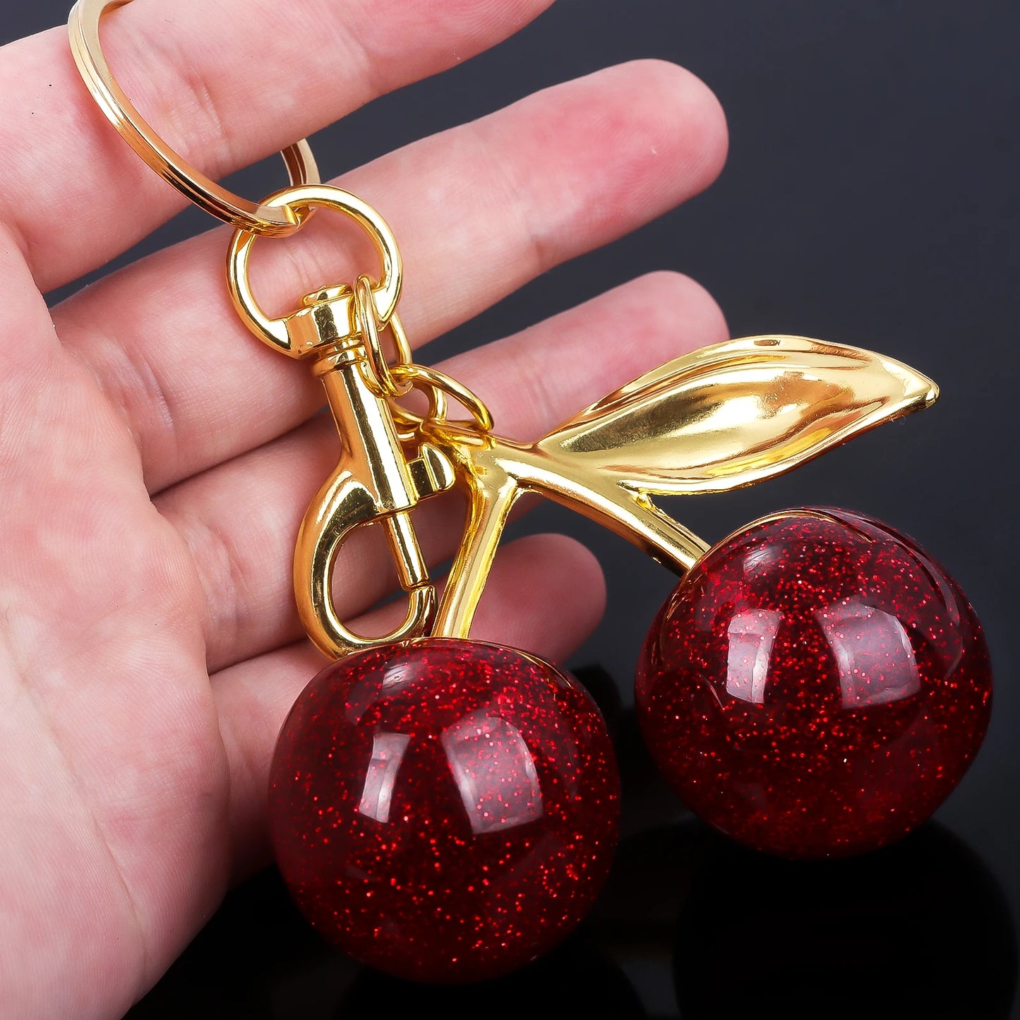 Cherry Bag Charm Keychaim