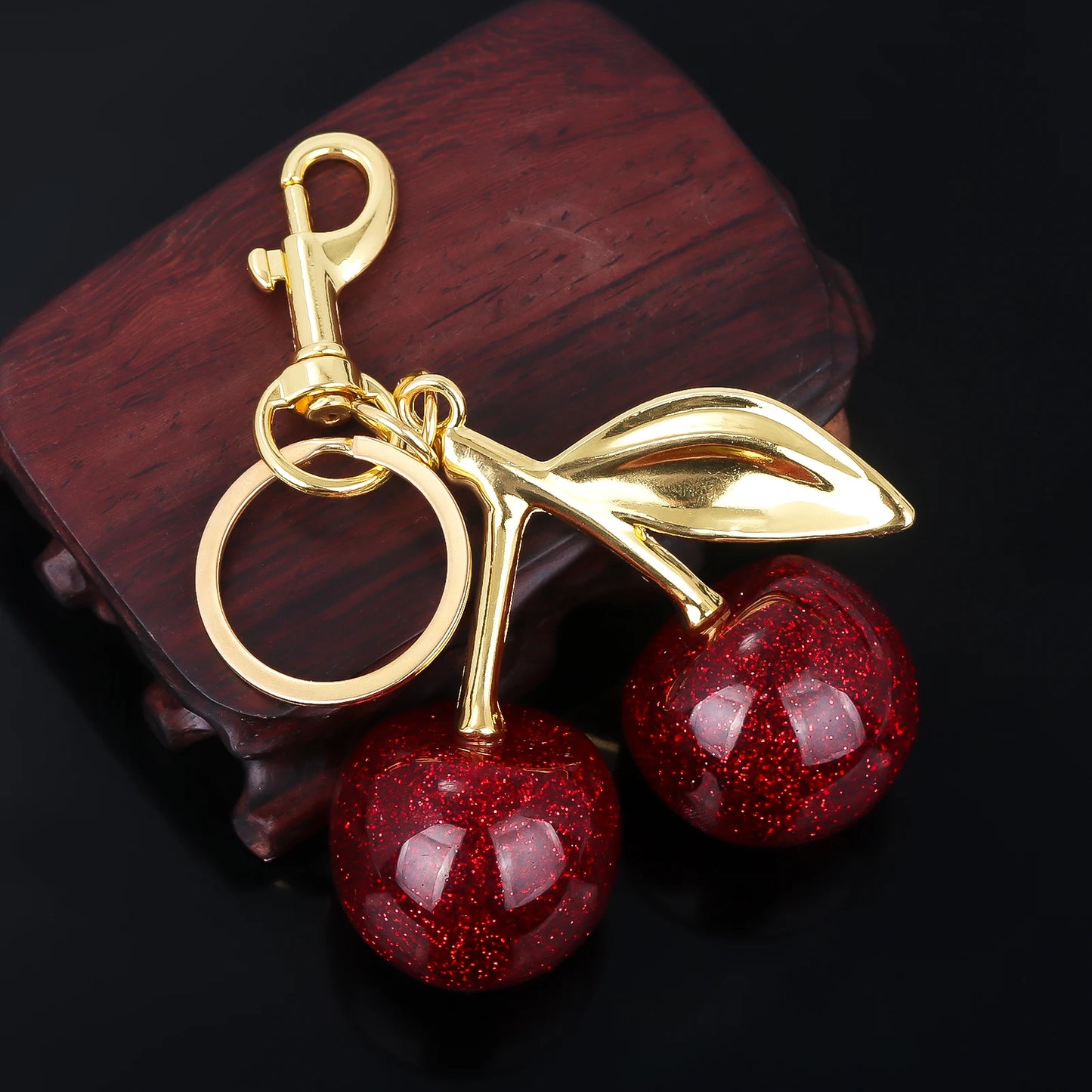 Cherry Bag Charm Keychaim