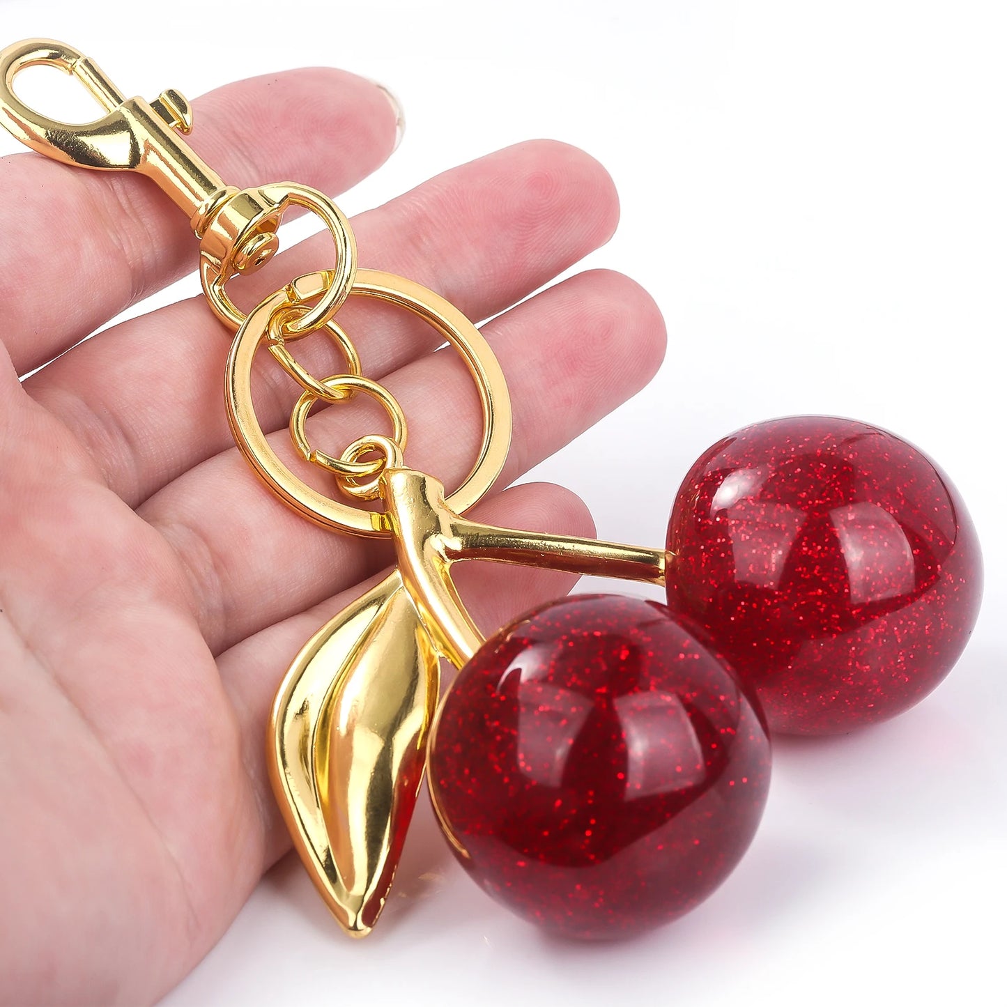 Cherry Bag Charm Keychaim